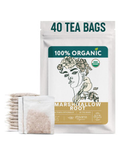 Té de Raíz de Malvavisco Orgánico 40 Bolsitas - Zhivana Organics