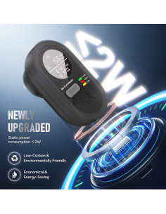 Detector de Monóxido de Carbono Langkou 8-en-1 Portátil 2