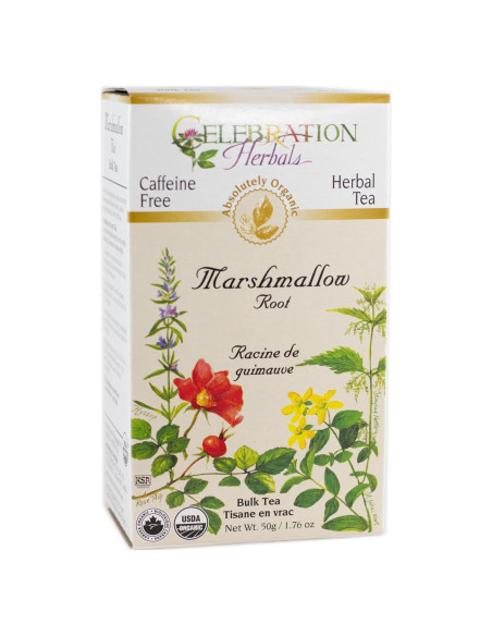 Té de Raíz de Malvavisco Orgánico a Granel 49.6 g - Celebración Herbales