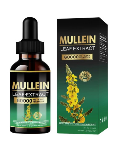 Gotas de Mullein 59.15 ml - Extracto Herbal para Pulmones