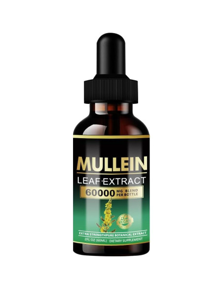 Gotas de Mullein 59.15 ml - Extracto Herbal para Pulmones