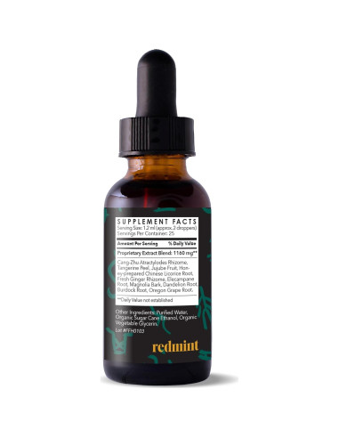 Tintura Herbal Digestiva Redmint 30 ml - Desintoxicación Natural