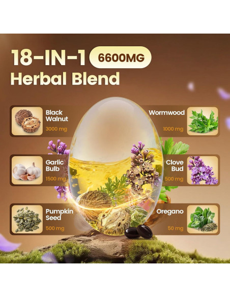 Cápsulas Digestivas 18 en 1 VivoNu 240 Geles Blandos 6600mg