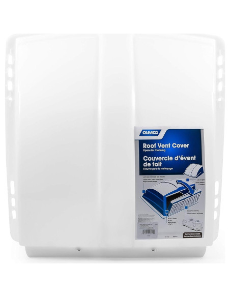 Cubierta de Ventilación de Techo Camco 40431 Blanca 49x48 cm