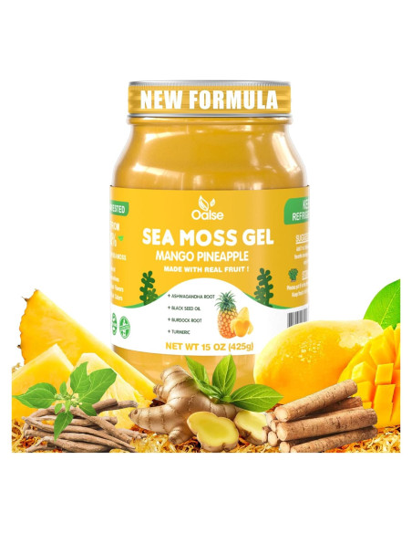 Gel de Musgo Marino Irlandés OALSE 425g Mango Piña Vegano