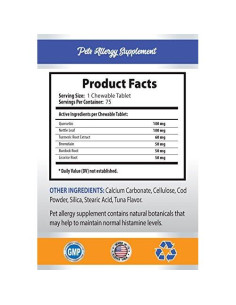 Suplemento Inmunológico para Perros y Gatos - Alivio Alergias - 2 Botellas (300 Masticables) 2