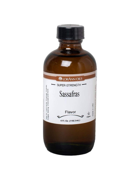 Saborizante de Sassafras LorAnn 113.4 ml - Sin gluten