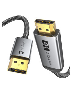 Cable DisplayPort a HDMI WARRKY 1.0M 4K UHD Unidireccional