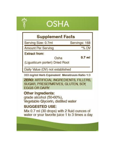 Extracto de Alcohol OSHA 118.3 ml Secretos de la Tribu