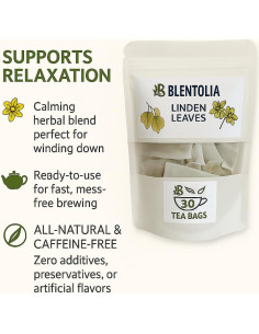 Té de Hierbas Blentolia de Tilo 100% Natural - 30 Bolsitas 2