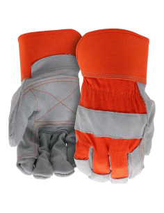 Guantes de Trabajo BOSS para Hombre Guard - Palma de Cuero Doble, Grande