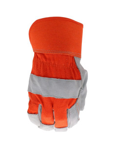 Guantes de Trabajo BOSS para Hombre Guard - Palma de Cuero Doble, Grande 2