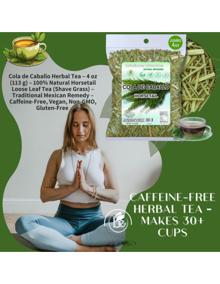 Té Herbal Cola de Caballo Bexperts 113 g - 100% Natural