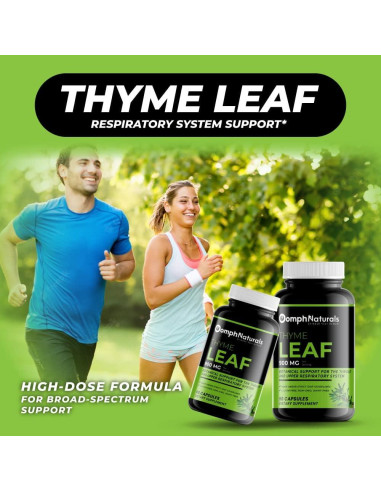 Extracto de Hoja de Tomillo Oomph Naturals 900mg 90 Cápsulas