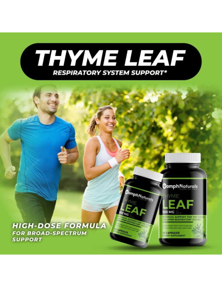 Extracto de Hoja de Tomillo Oomph Naturals 900mg 90 Cápsulas