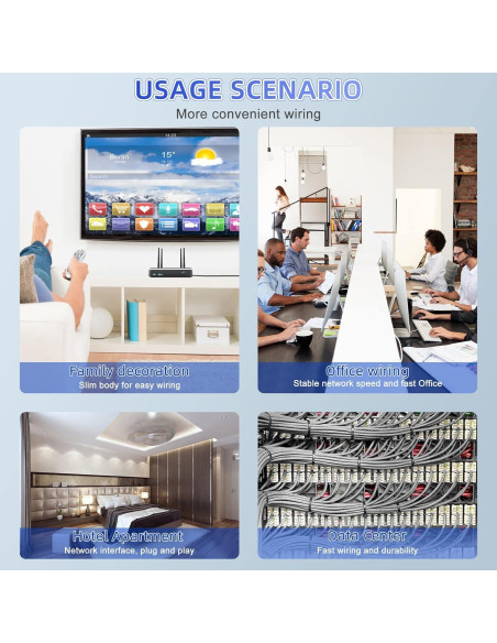 Cable Ethernet Cat 8 1.5 m AoforzTech Alta Velocidad