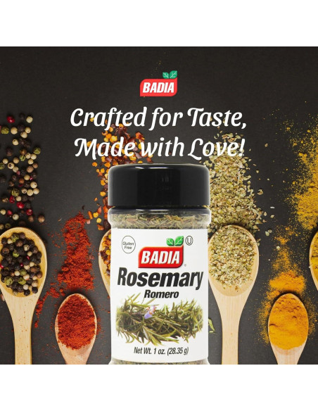 Hojas de Romero Secas Badia 28 g - Especia Aromática