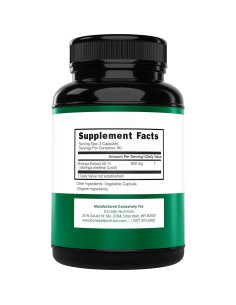 Cápsulas de Moringa Orgánica 800mg - Dorado Nutrition - 180 Unidades 2