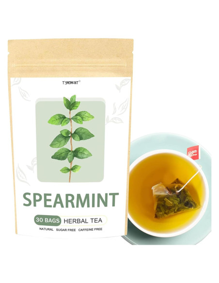 Té de Menta Verde Orgánico T'SMOMENT 30 Bolsitas 100% Natural