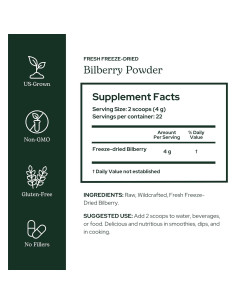 Polvo de Arándano Liofilizado Instituto Ecléctico 90g 2