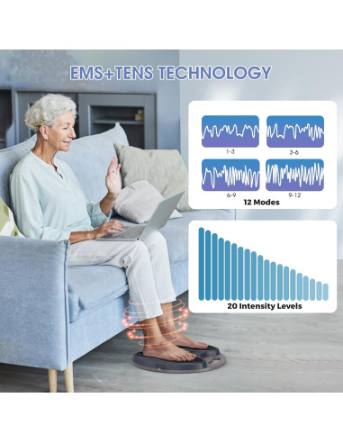 Masajeador de pies EMS JOTYKUP para neuropatía y dolor