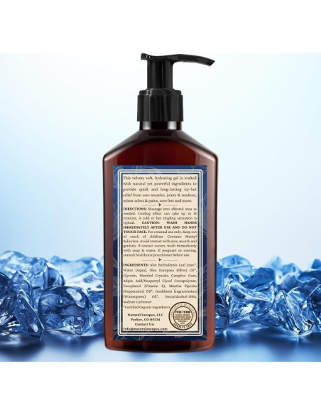 Gel Alivio Muscular y Articular Natural 170g - Natural Escapes