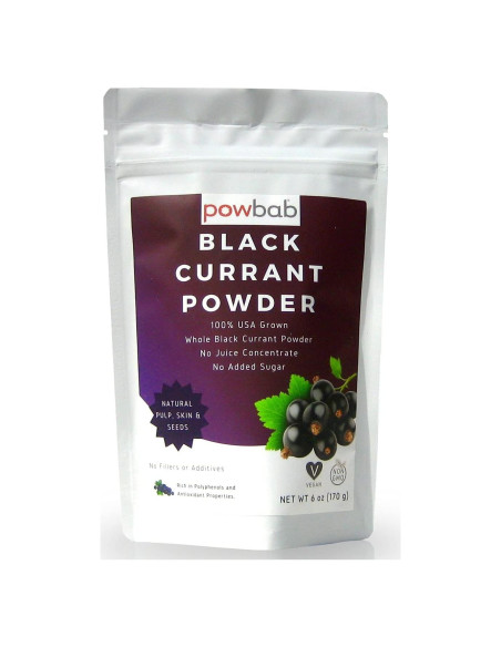Polvo de Grosella Negra 100% powbab - 170g Sin Azúcar