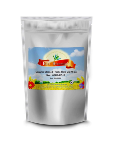 Hierba de Cardo Bendito Cortada 454 g - Mejores Botánicos