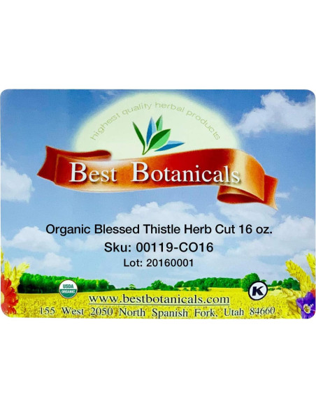 Hierba de Cardo Bendito Cortada 454 g - Mejores Botánicos