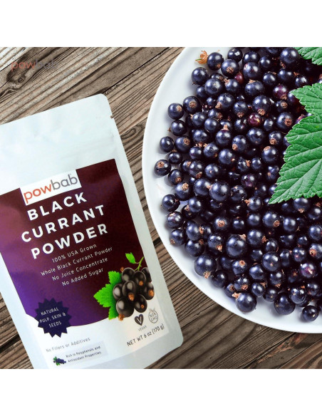 Polvo de Grosella Negra 100% powbab - 170g Sin Azúcar