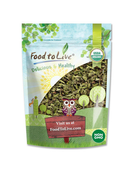 Hojas de Menta Verde Orgánica Food to Live 56.7g Secas