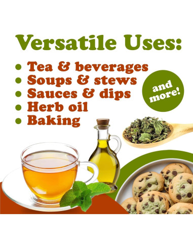 Hojas de Menta Verde Orgánica Food to Live 56.7g Secas