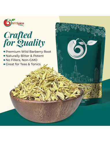 Raíz de Berberis Cortada y Tamizada - 113.4g - NY Spice Shop