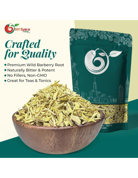 Raíz de Berberis Cortada y Tamizada - 113.4g - NY Spice Shop