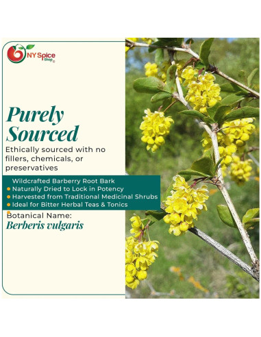 Raíz de Berberis Cortada y Tamizada - 113.4g - NY Spice Shop