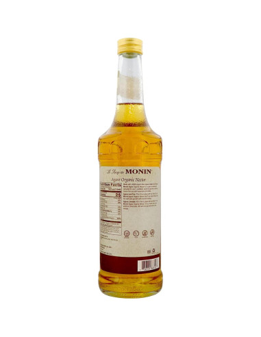 Jarabe de Agave Orgánico Monin 750 ml - Sin Gluten, No OGM