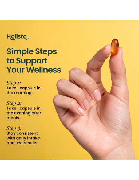 Cápsulas de Aceite de Semilla Negra Holistiq 120 Gelatinas Blandas