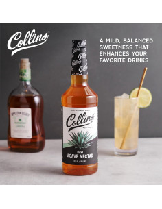 Néctar de Agave Crudo Collins 32 oz - Endulzante Natural 2