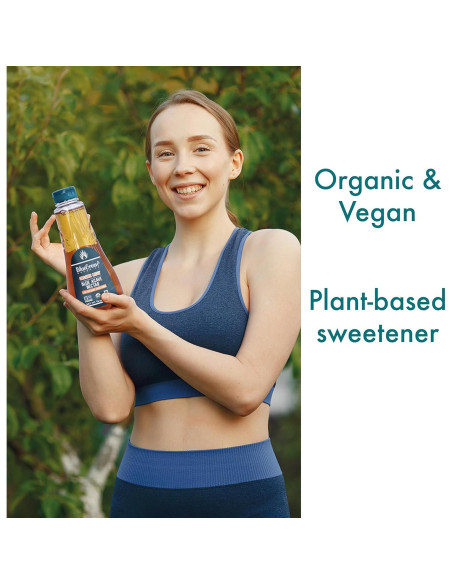 Néctar Orgánico de Agave Azul Verde 453g - Bajo Índice Glucémico