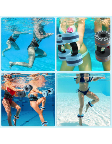 Conjunto de Ejercicio Acuático Sportneer - Pesas y Cinturón