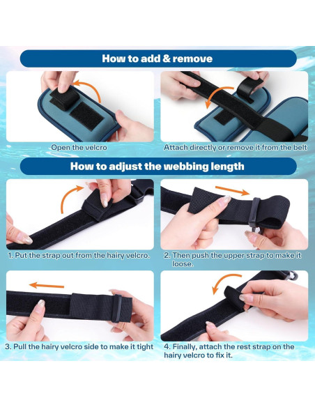 Conjunto de Ejercicio Acuático Sportneer - Pesas y Cinturón