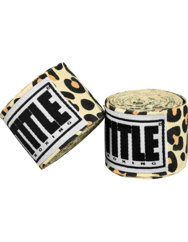 Envolturas de Mano Title Boxing 180" Estilo Mexicano Leopardo