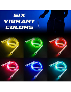 Cuerda de Saltar LED Elite Jumps - Ajustable y Recargable USB 2