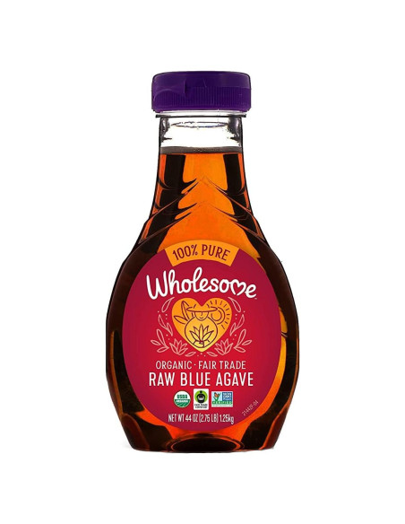 Néctar de Agave Azul Crudo Orgánico Wholesome 1.24 kg