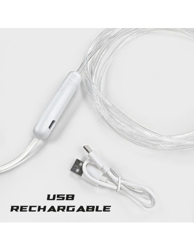 Cuerda de Saltar LED Elite Jumps - Ajustable y Recargable USB