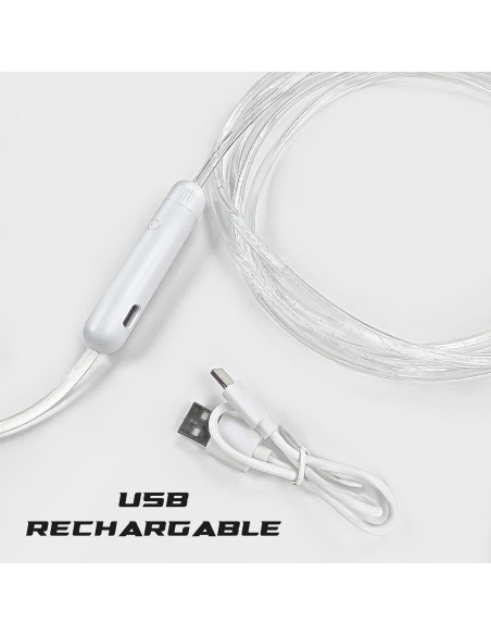 Cuerda de Saltar LED Elite Jumps - Ajustable y Recargable USB
