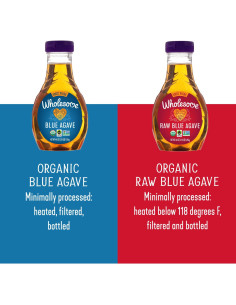 Néctar de Agave Azul Crudo Orgánico Wholesome 1.24 kg 2