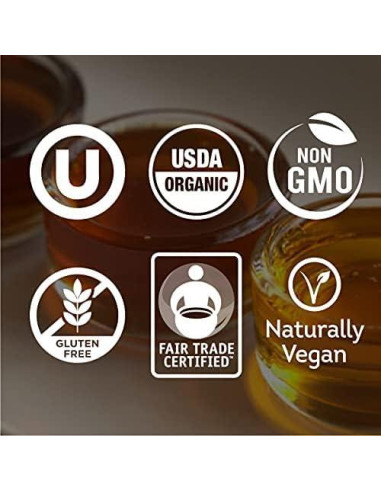 Néctar de Agave Azul Crudo Orgánico Wholesome 1.24 kg