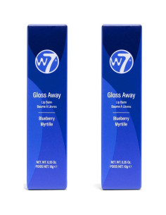Bálsamo Labial W7 Gloss Away - Set de 2 Piezas - Arándano 2