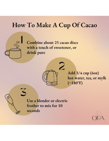 Cacao Ceremonial Orgánico Ora - Uganda Elevador 227g - Sin Azúcar